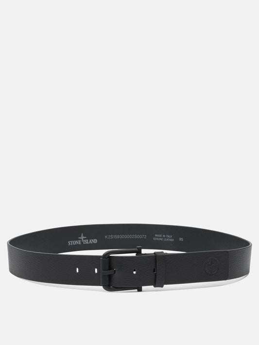Cinture in pelle 100% calf leather  Nero - Stone Island Uomo | PLP | VIETTI Online Store 
