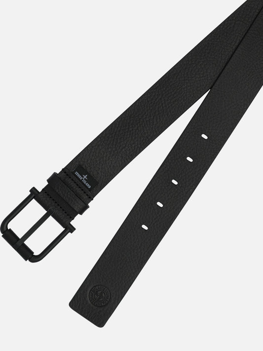 Cinture in pelle 100% calf leather  Nero - Stone Island Uomo | PLP | VIETTI Online Store | 2
