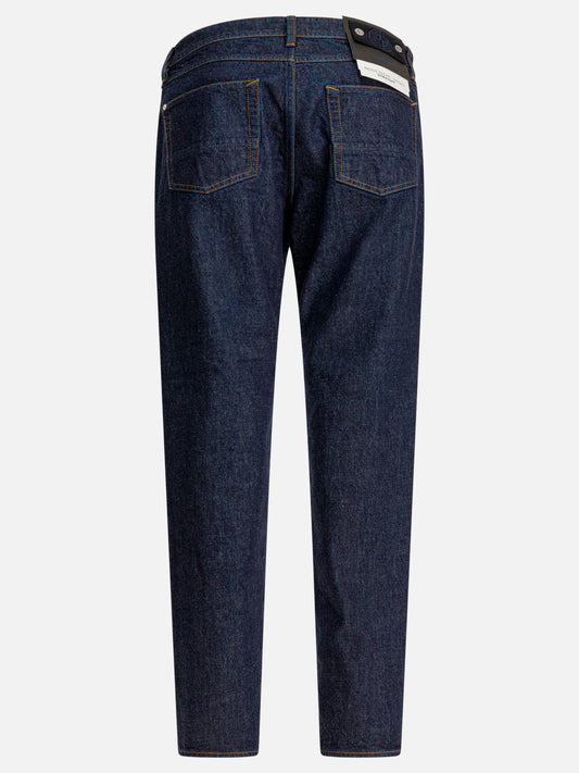 Straight-leg jeans Solid colour  Blue - Stone Island Men | PLP | VIETTI Online Store | 2
