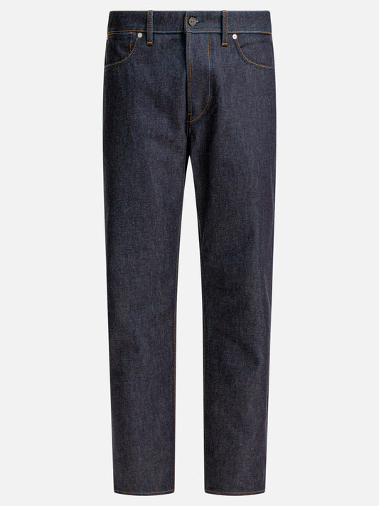 Straight-leg jeans Solid colour  Blue - Stone Island Men | PLP | VIETTI Online Store 
