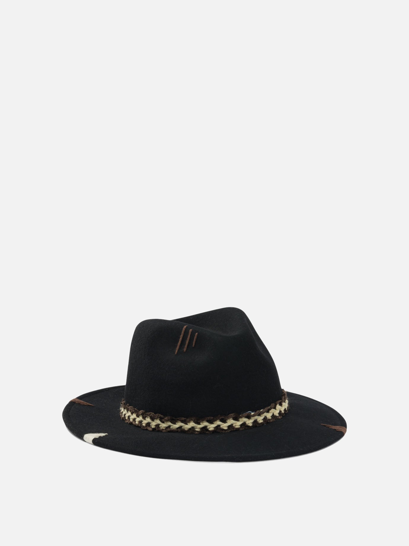 Cappelli classici 100% wool  Nero - The Hat Gang Donna | PDP | VIETTI Online Store | Zoom-Modal_2
