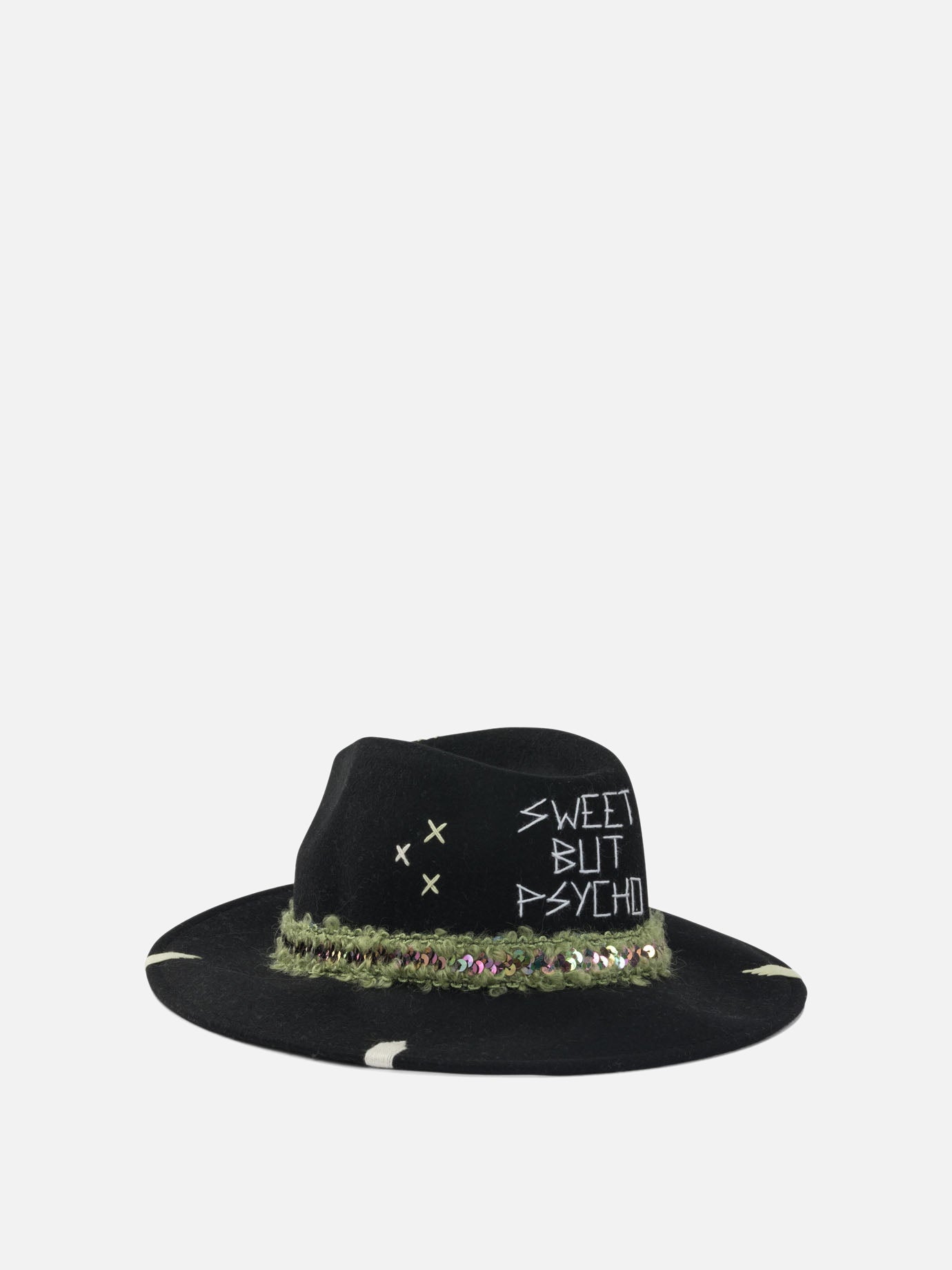 Cappelli classici 100% wool  Nero - The Hat Gang Donna | PDP | VIETTI Online Store | Zoom-Modal_3
