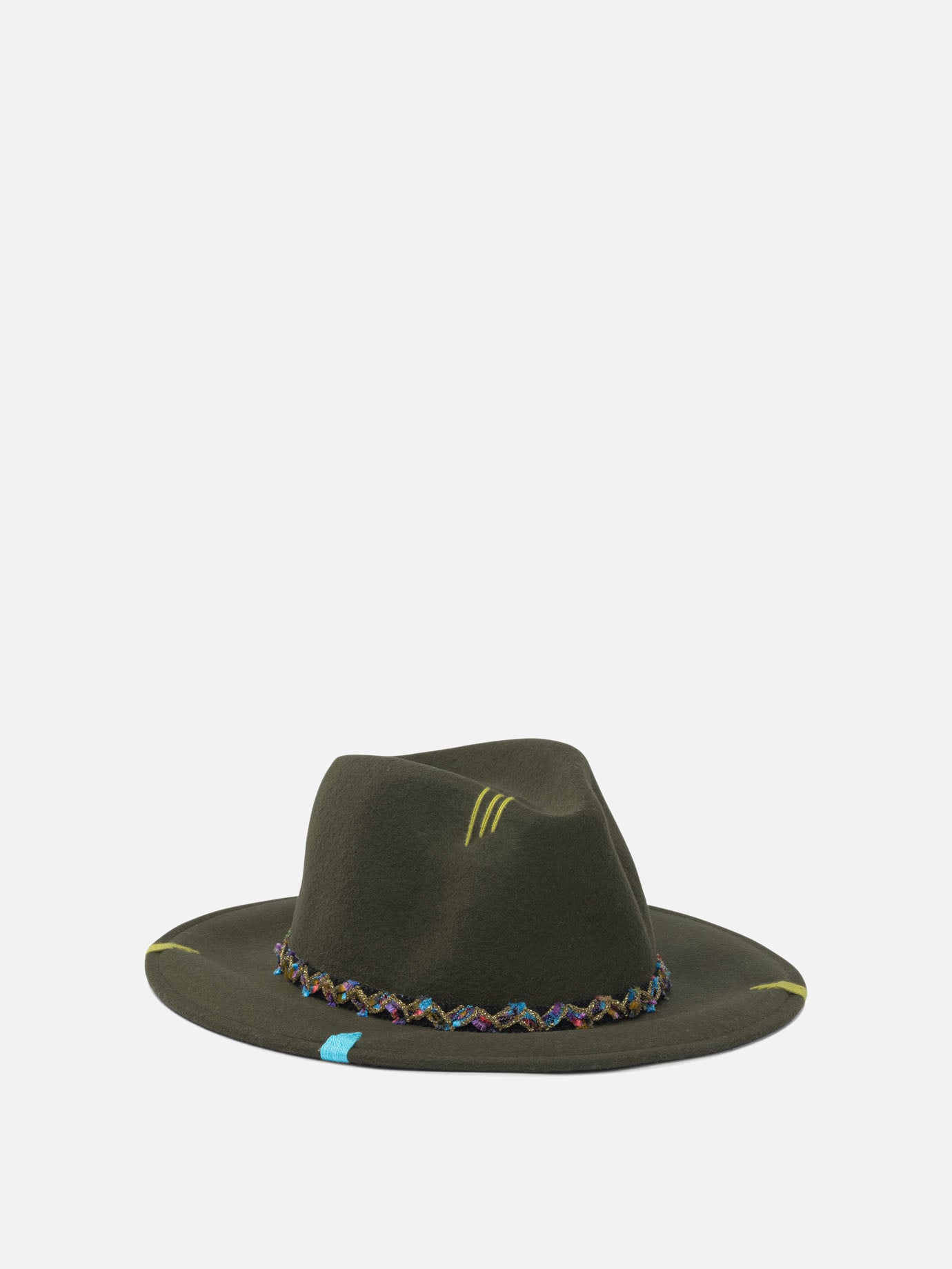 Cappelli classici 100% wool  Verde - The Hat Gang Donna | PDP | VIETTI Online Store | Zoom-Modal_2
