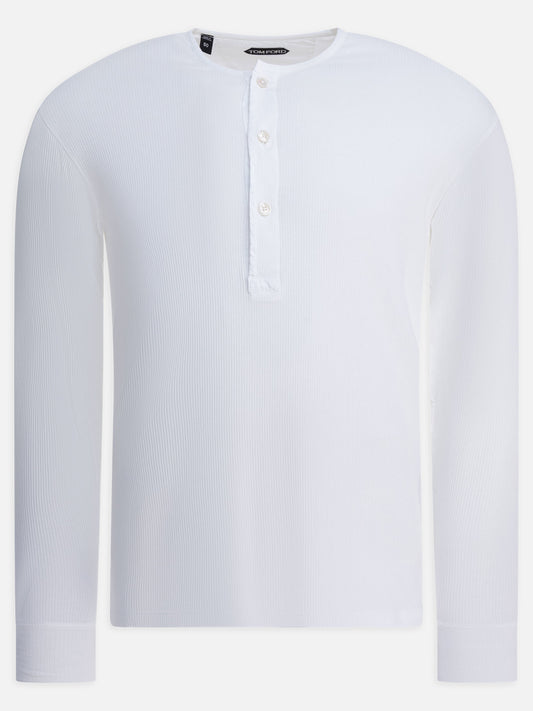 T-shirt girocollo Solid colour  Bianco - Tom Ford Uomo | PDP | VIETTI Online Store 
