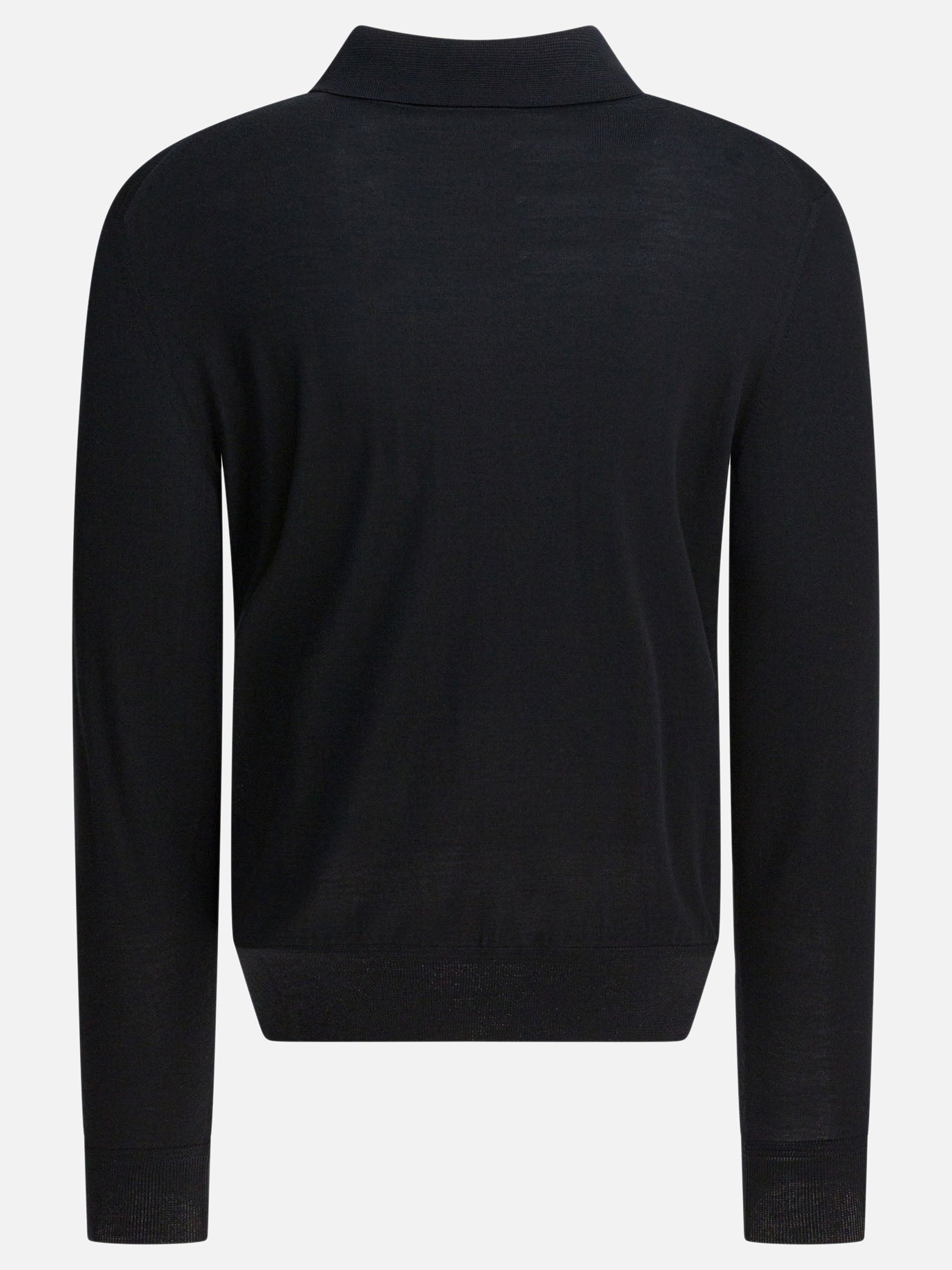 Polo con bottoni Solid colour  Nero - Tom Ford Uomo | PDP | VIETTI Online Store | thumbnail_2