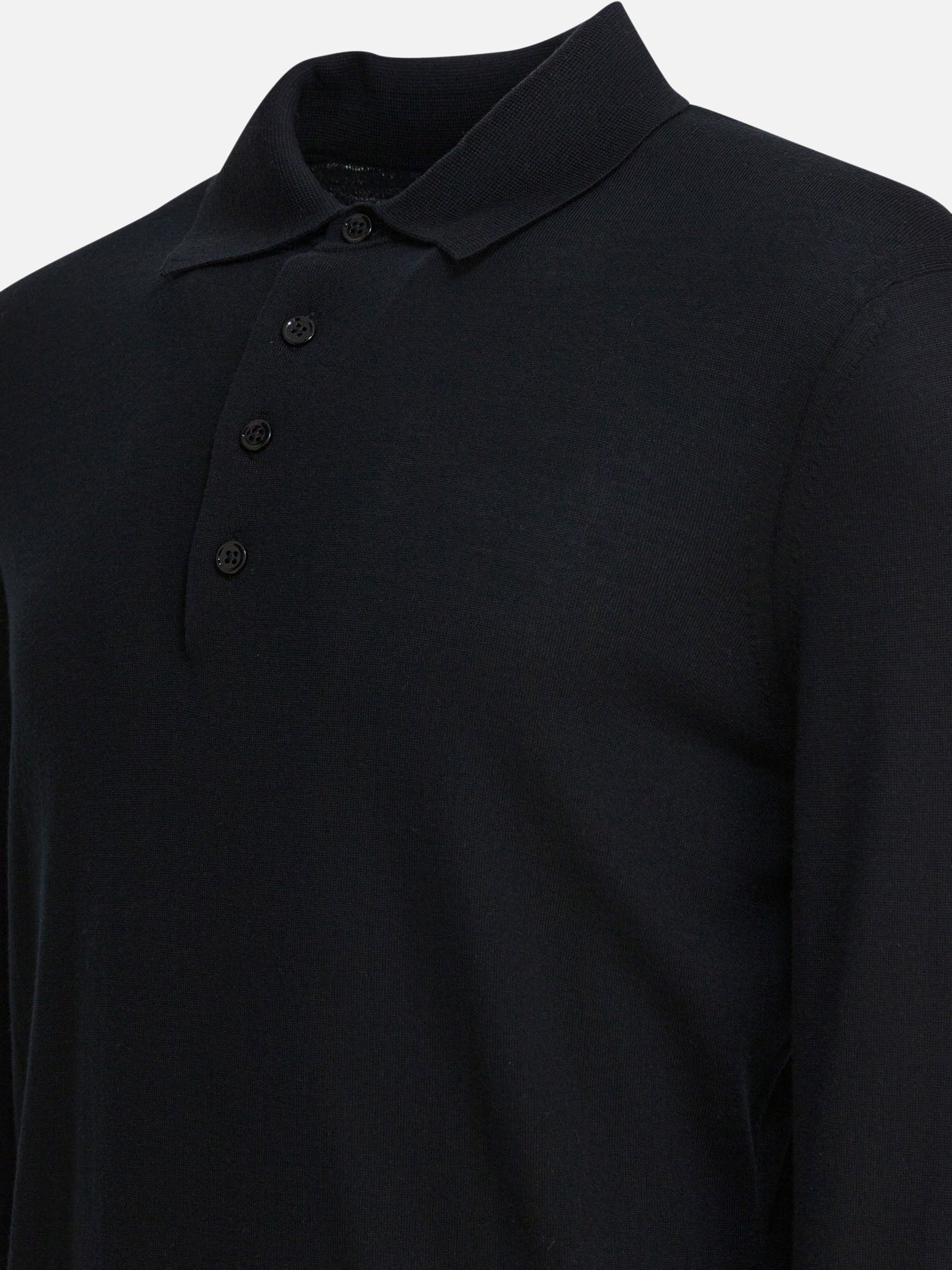 Polo con bottoni Solid colour  Nero - Tom Ford Uomo | PDP | VIETTI Online Store | thumbnail_4