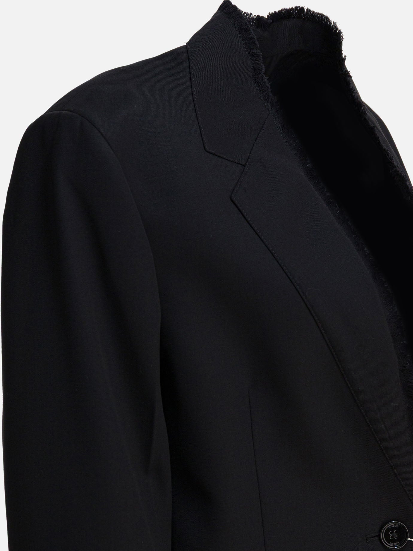 Blazer Solid colour  Nero - Toteme Donna | PDP | VIETTI Online Store | thumbnail_4
