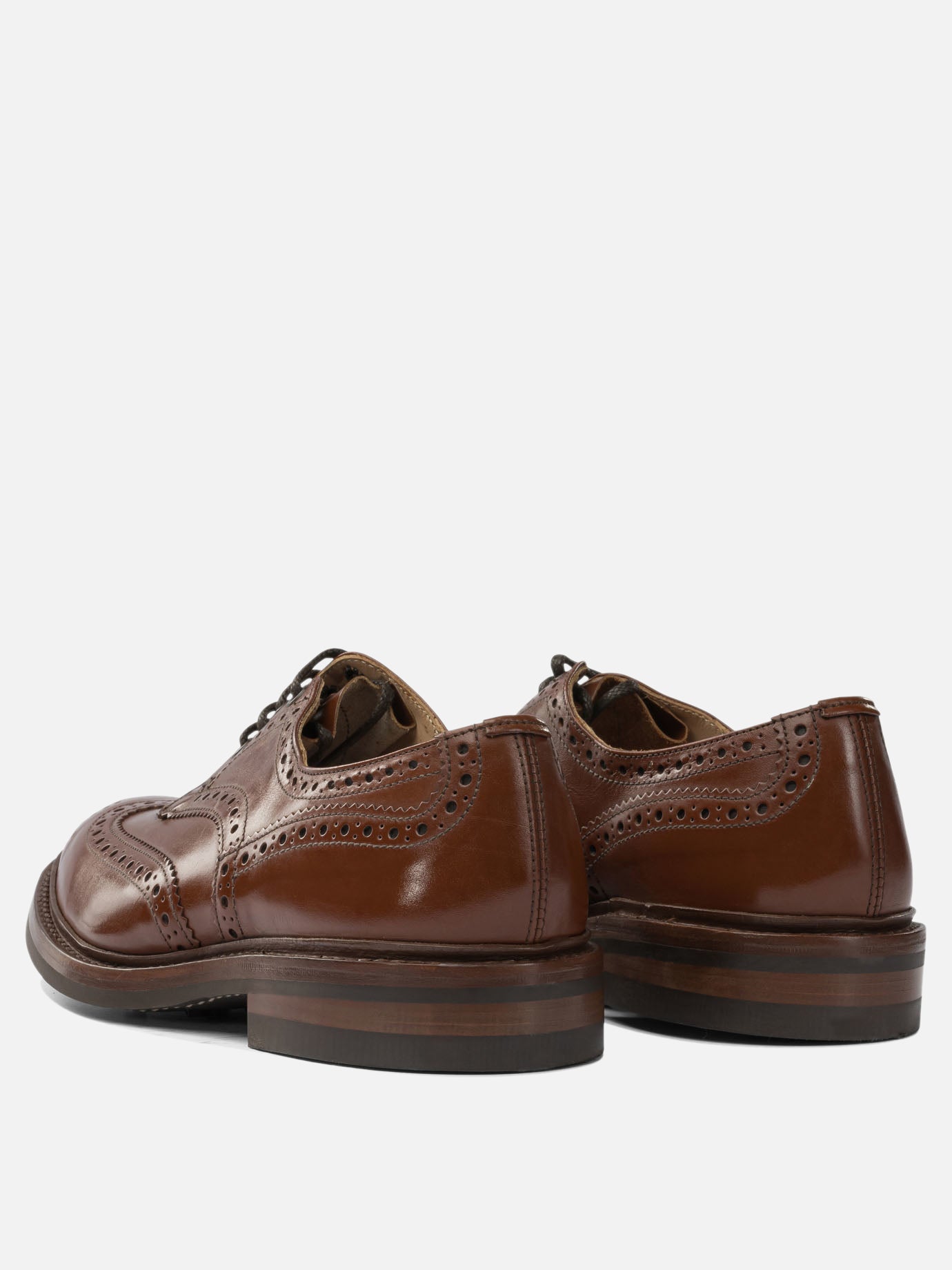 Derby 100% leather - 100% rubber  Marrone - Tricker&#39;s Uomo | PDP | VIETTI Online Store | thumbnail_4