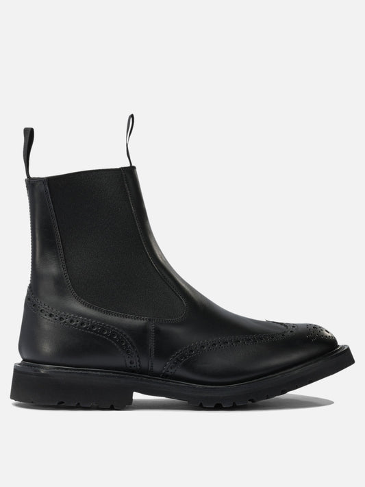 Stivaletti pull-on 100% leather - 100% rubber  Nero - Tricker's Uomo | VIETTI Online Store 

