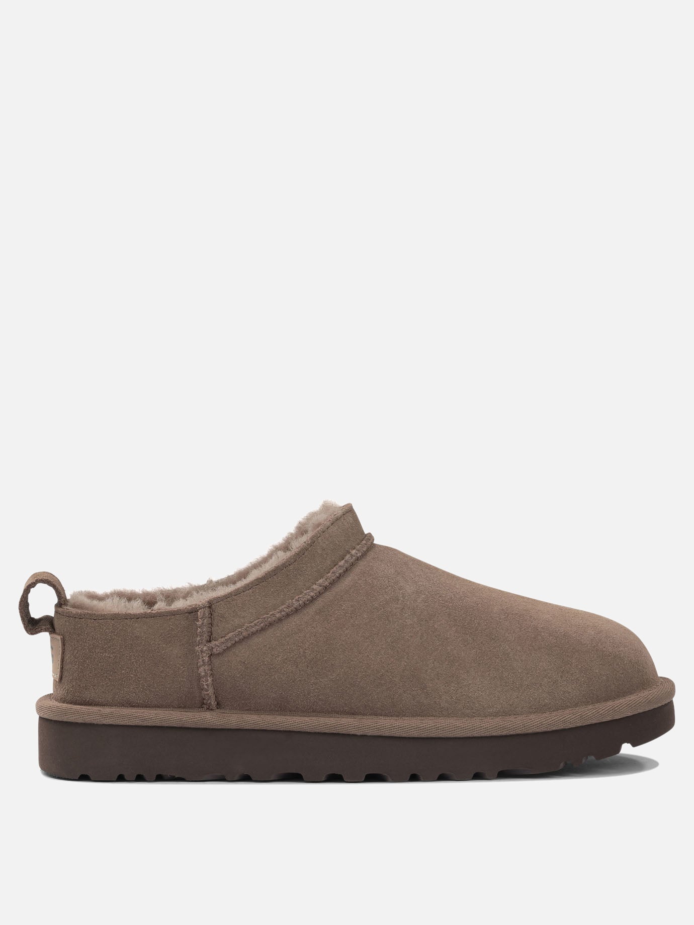 Pull-on boots 100% suede - 100% rubber  Grey - Ugg Women | PDP | VIETTI Online Store | thumbnail