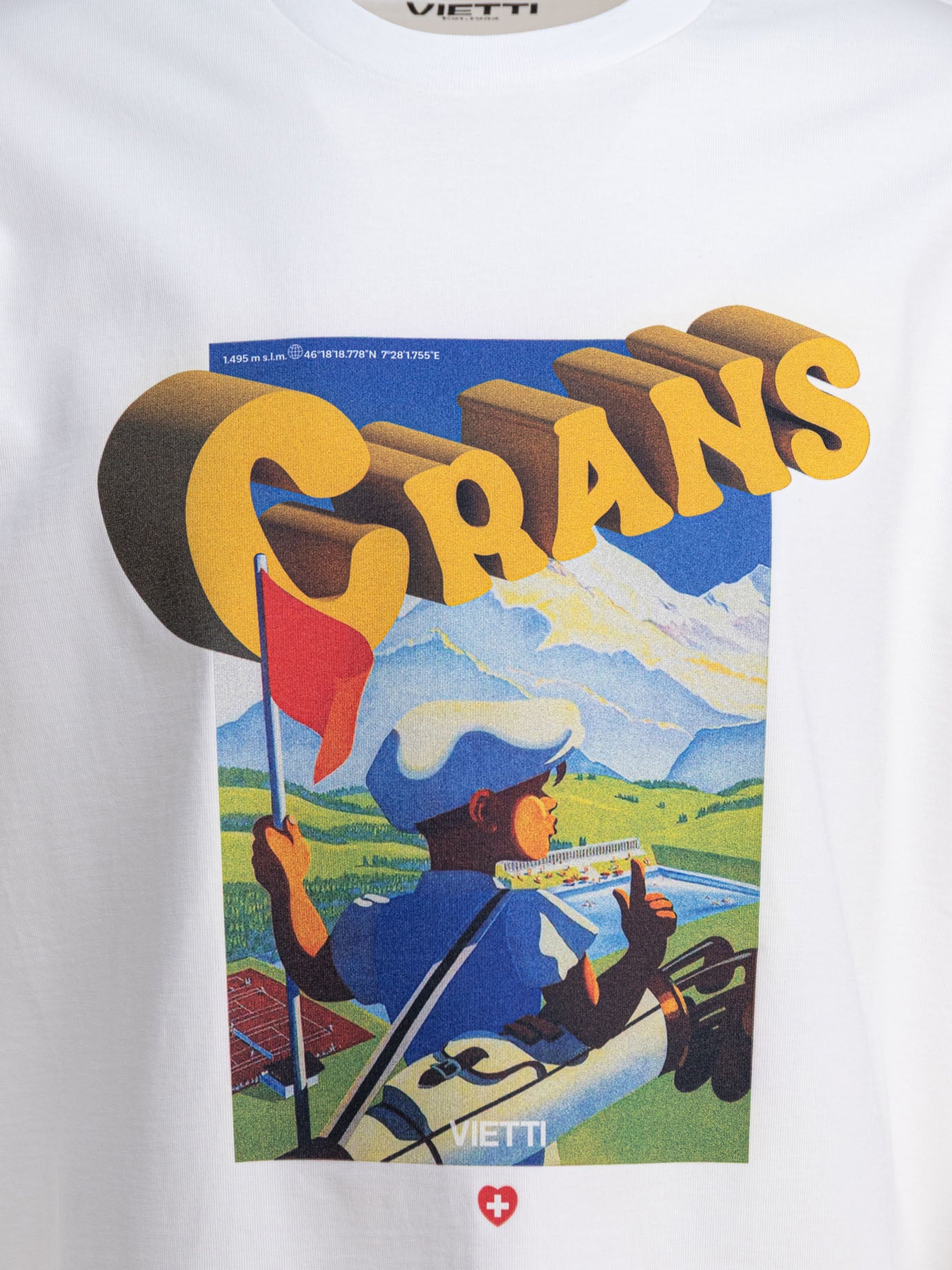 VIETTI Merchandise &quot;Crans&quot; crewneck T-shirt 28816232_XS White thumbnail_3