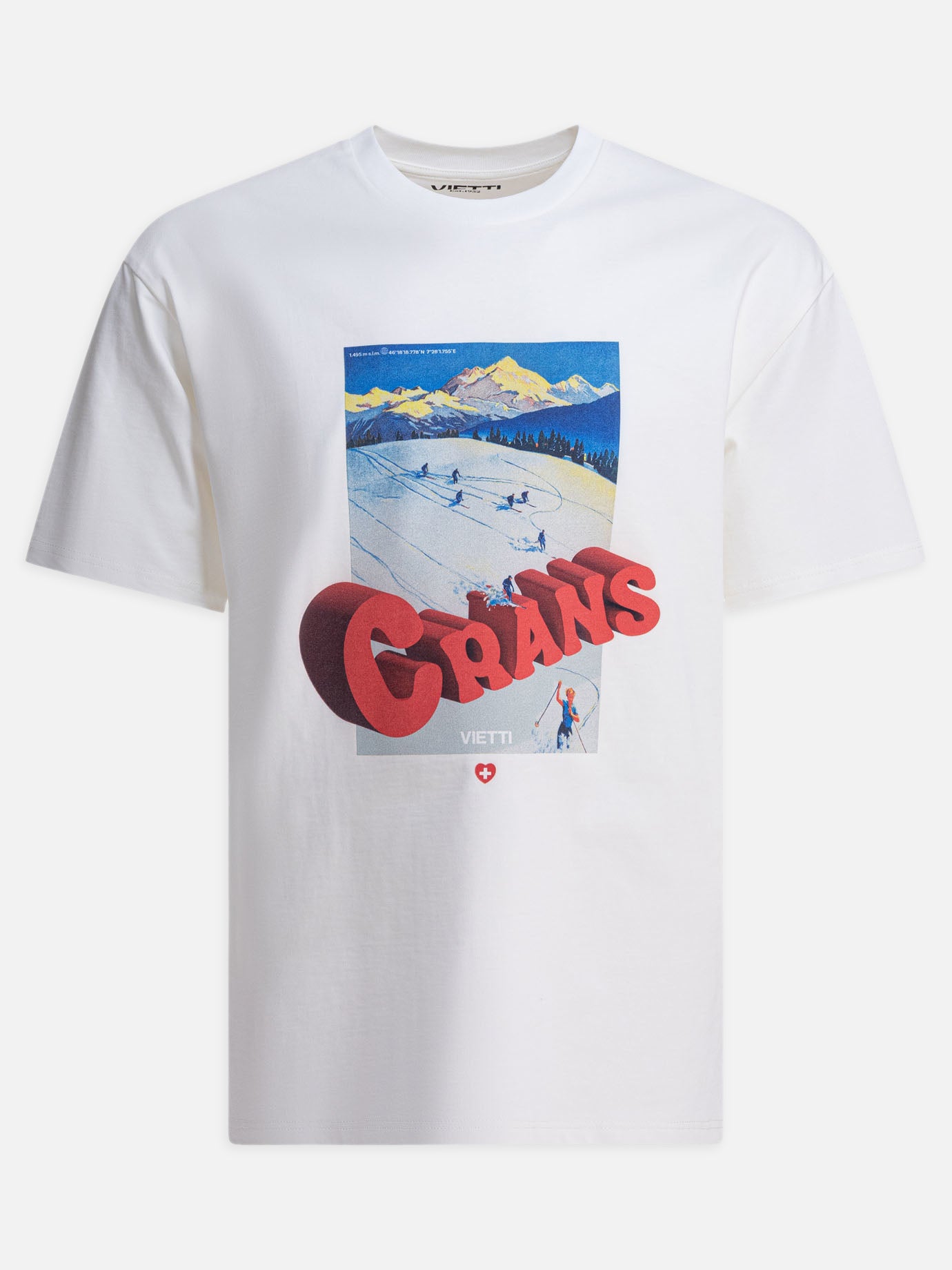 Crewneck t-shirts Print  White - VIETTI Merchandise Men | PDP | VIETTI Online Store | thumbnail