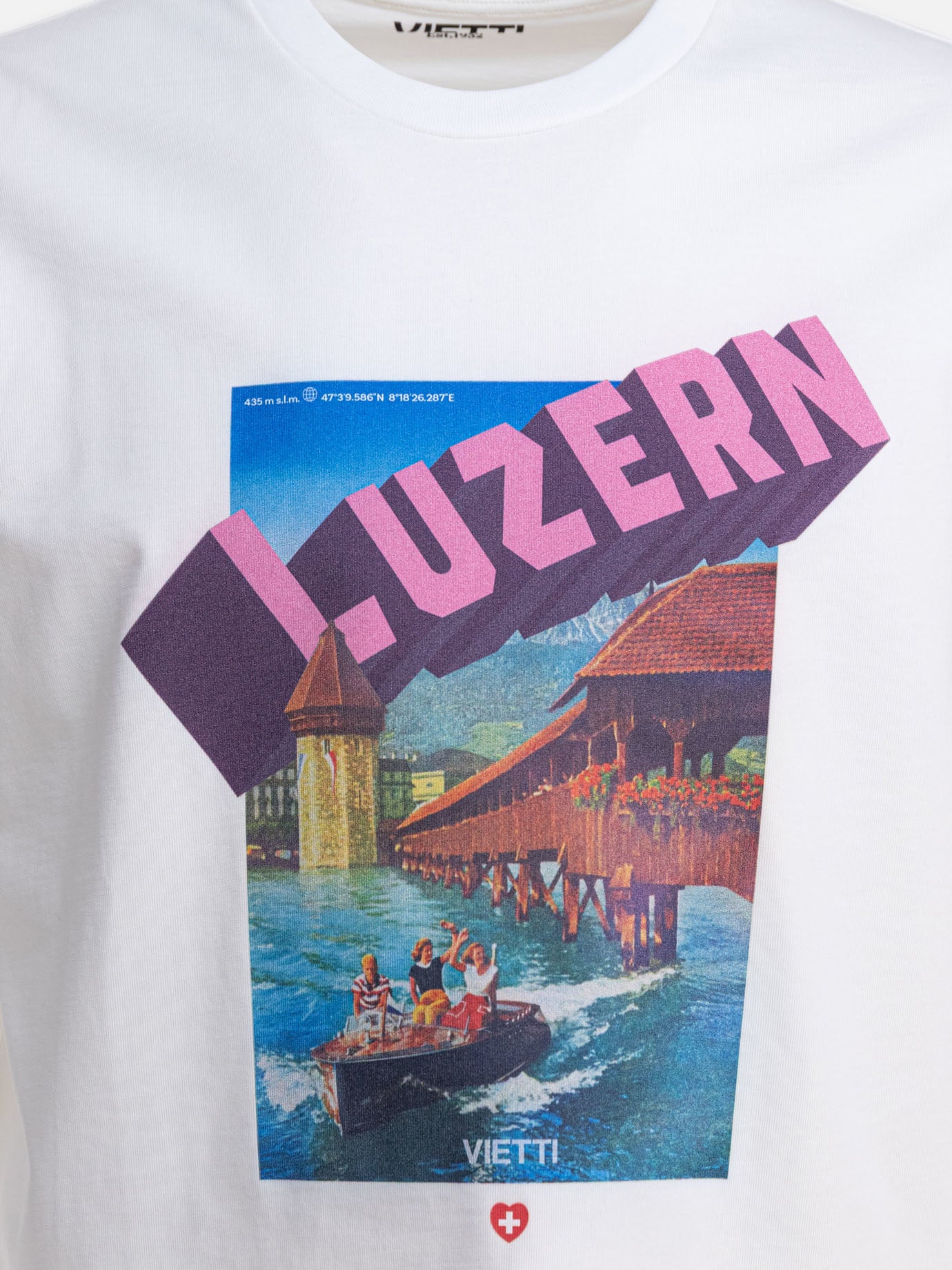 VIETTI Merchandise T-shirt girocollo &quot;Luzern&quot; 21147044_XS White thumbnail_3