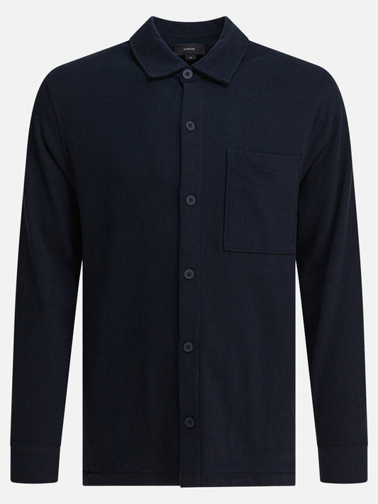 Overshirt jackets Solid colour  Blue - Vince Men | PLP | VIETTI Online Store 
