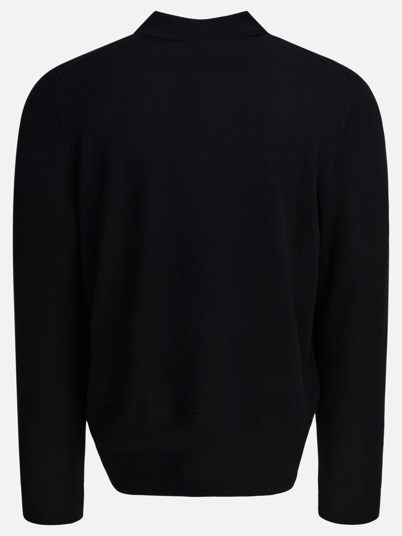 Polo con bottoni Solid colour  Nero - Vince Uomo | PDP | VIETTI Online Store | thumbnail_2