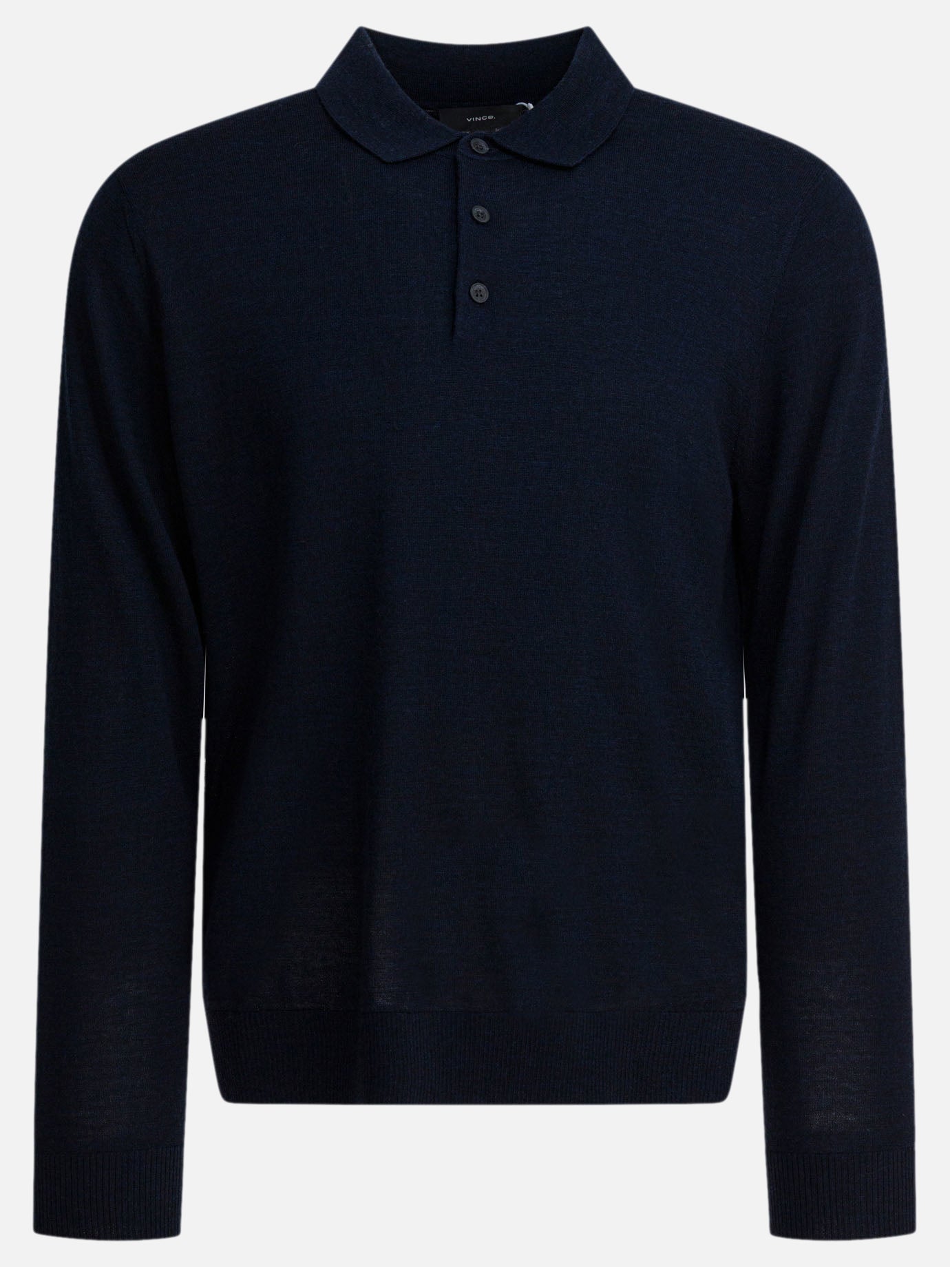 Polo shirts with buttons Solid colour  Blue - Vince Men | PDP | VIETTI Online Store | Zoom-Modal
