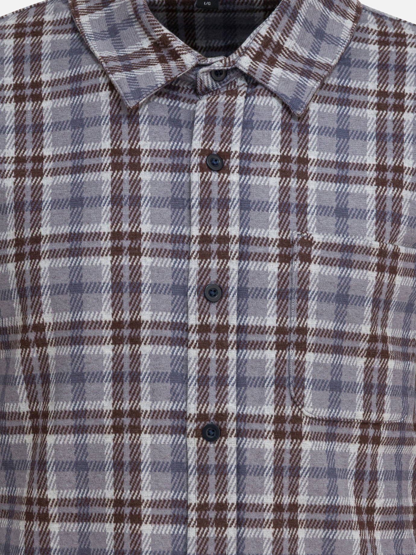 Overshirt jackets Plaid  Grey - Vince Men | PDP | VIETTI Online Store | Zoom-Modal_3
