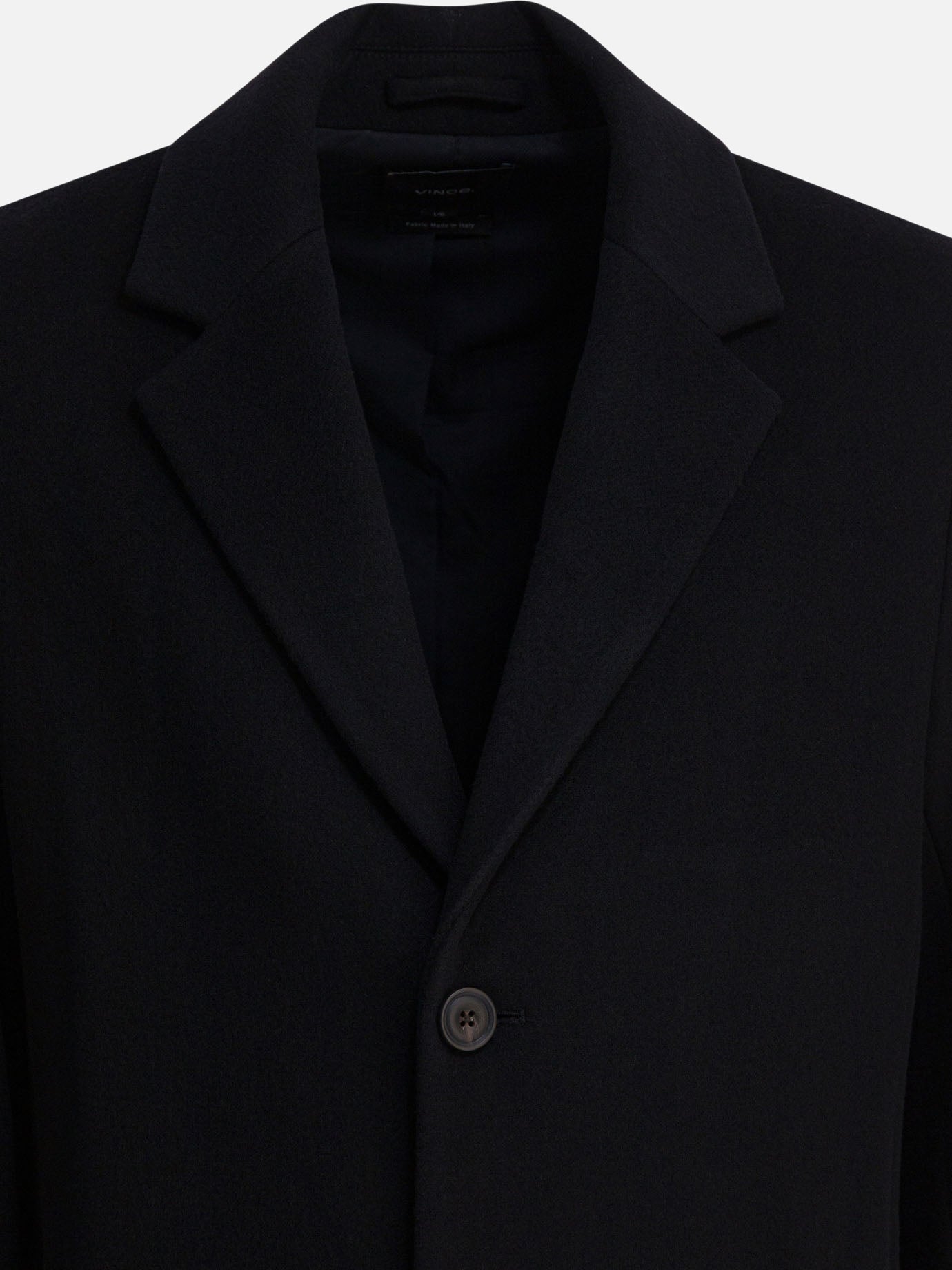 Cappotti lunghi Solid colour  Nero - Vince Uomo | PDP | VIETTI Online Store | thumbnail_3