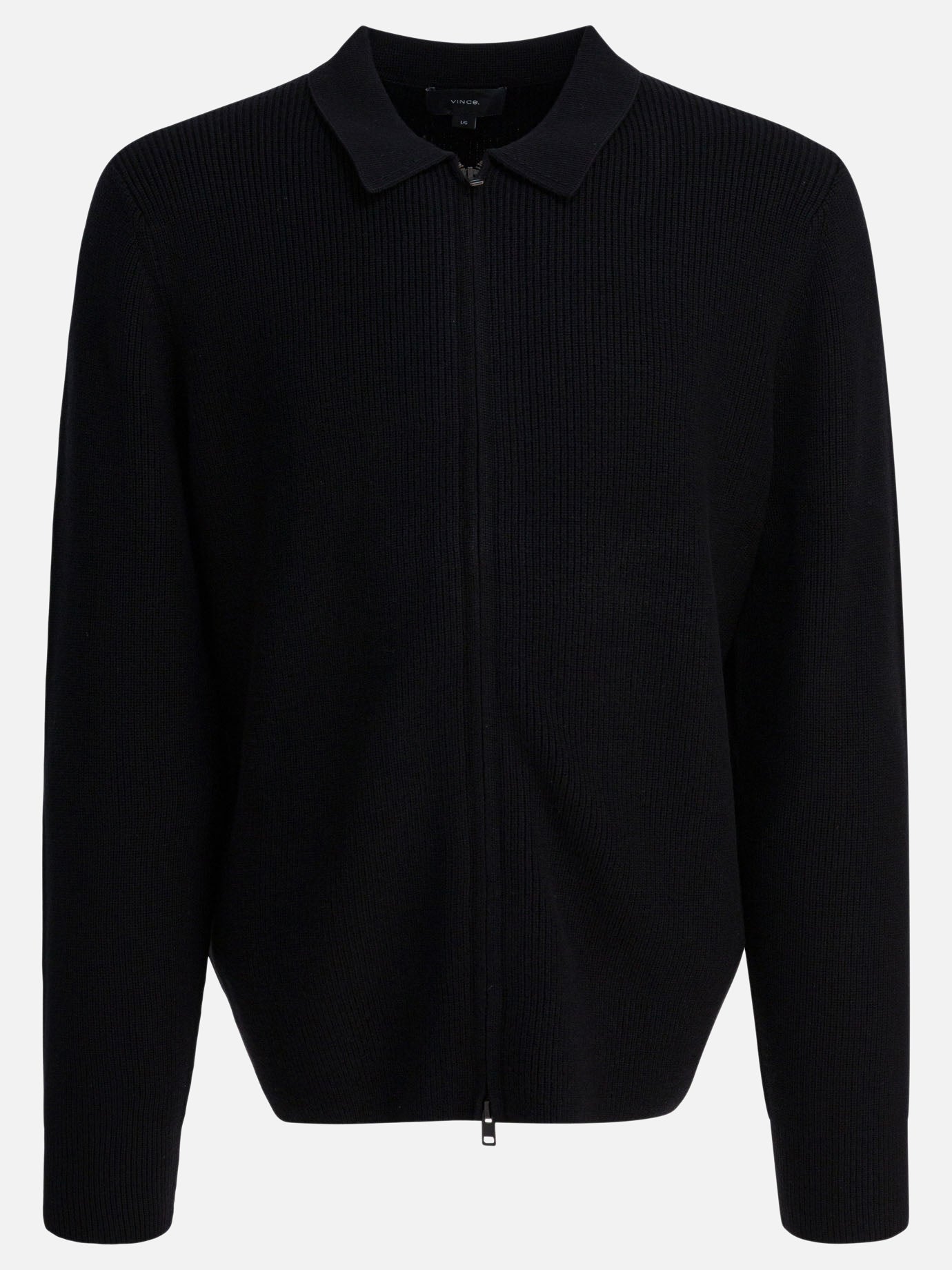 Cardigan Solid colour  Nero - Vince Uomo | PDP | VIETTI Online Store | Zoom-Modal
