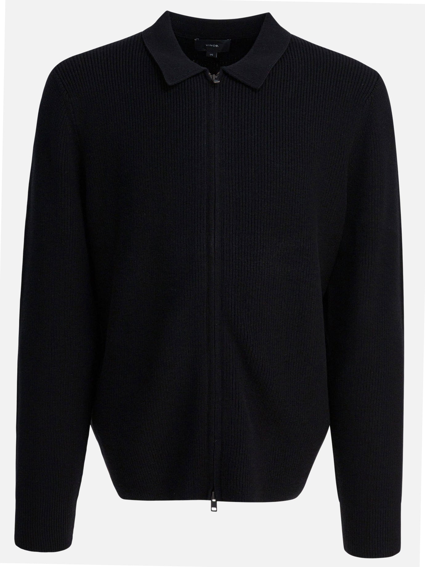 Cardigan Solid colour  Nero - Vince Uomo | PDP | VIETTI Online Store | Zoom-Modal
