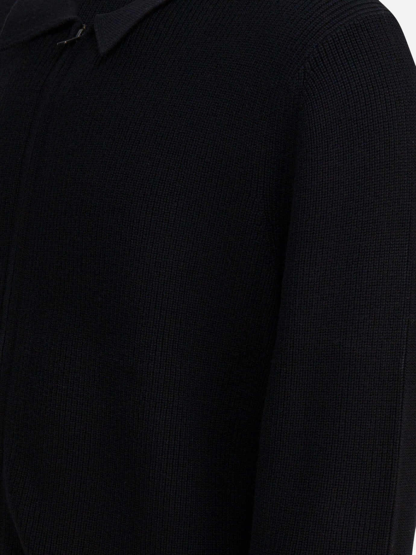 Cardigan Solid colour  Nero - Vince Uomo | PDP | VIETTI Online Store | Zoom-Modal_4
