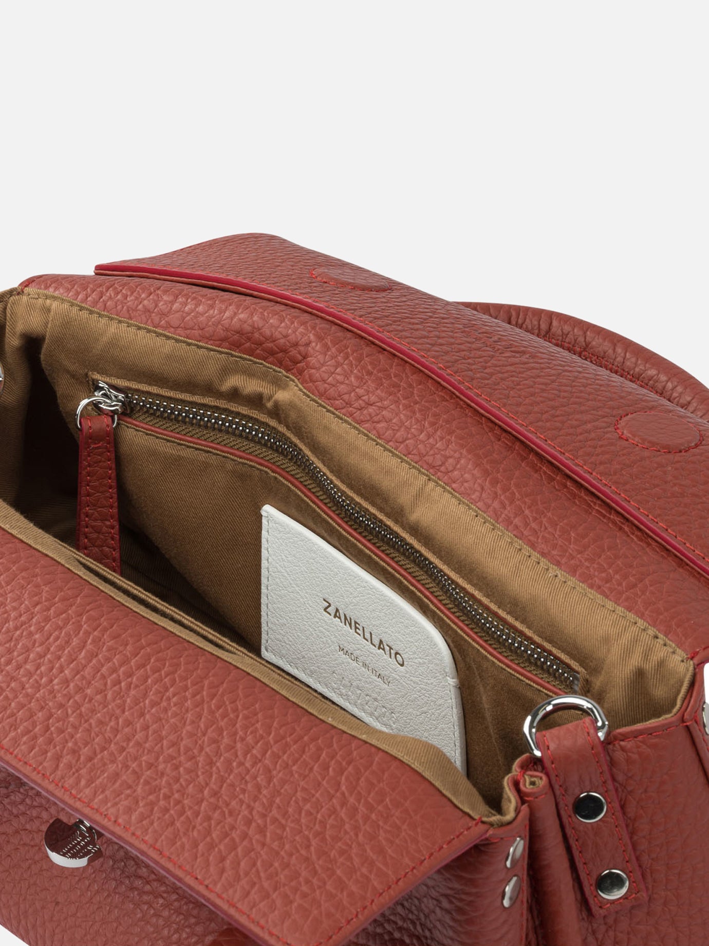 Medium bags 100% calfskin  Red - Zanellato Women | PDP | VIETTI Online Store | thumbnail_5