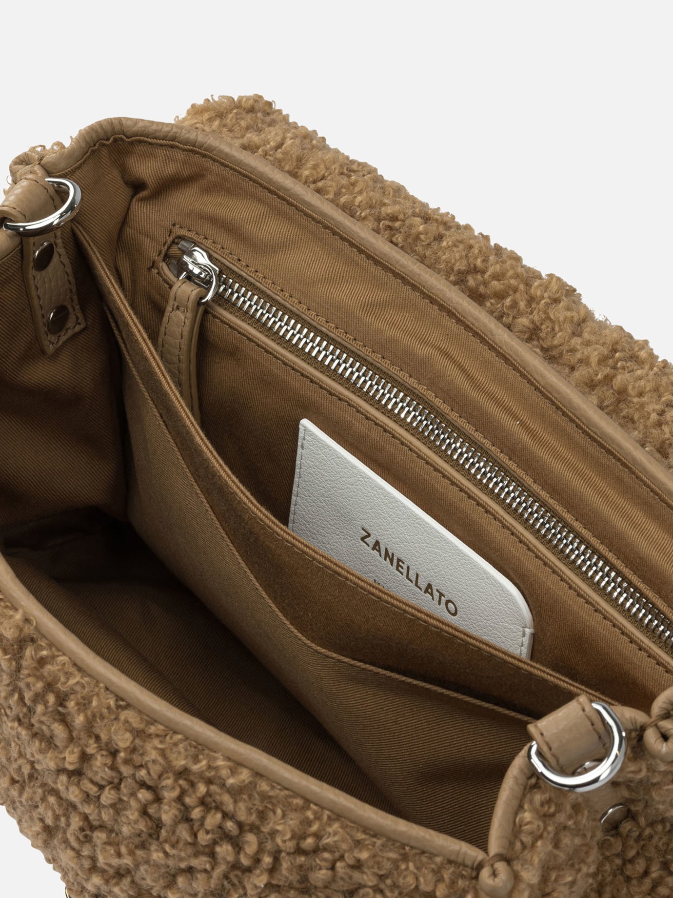 Borse piccole 100% fabric - 100% leather  Marrone - Zanellato Donna | PDP | VIETTI Online Store | Zoom-Modal_5
