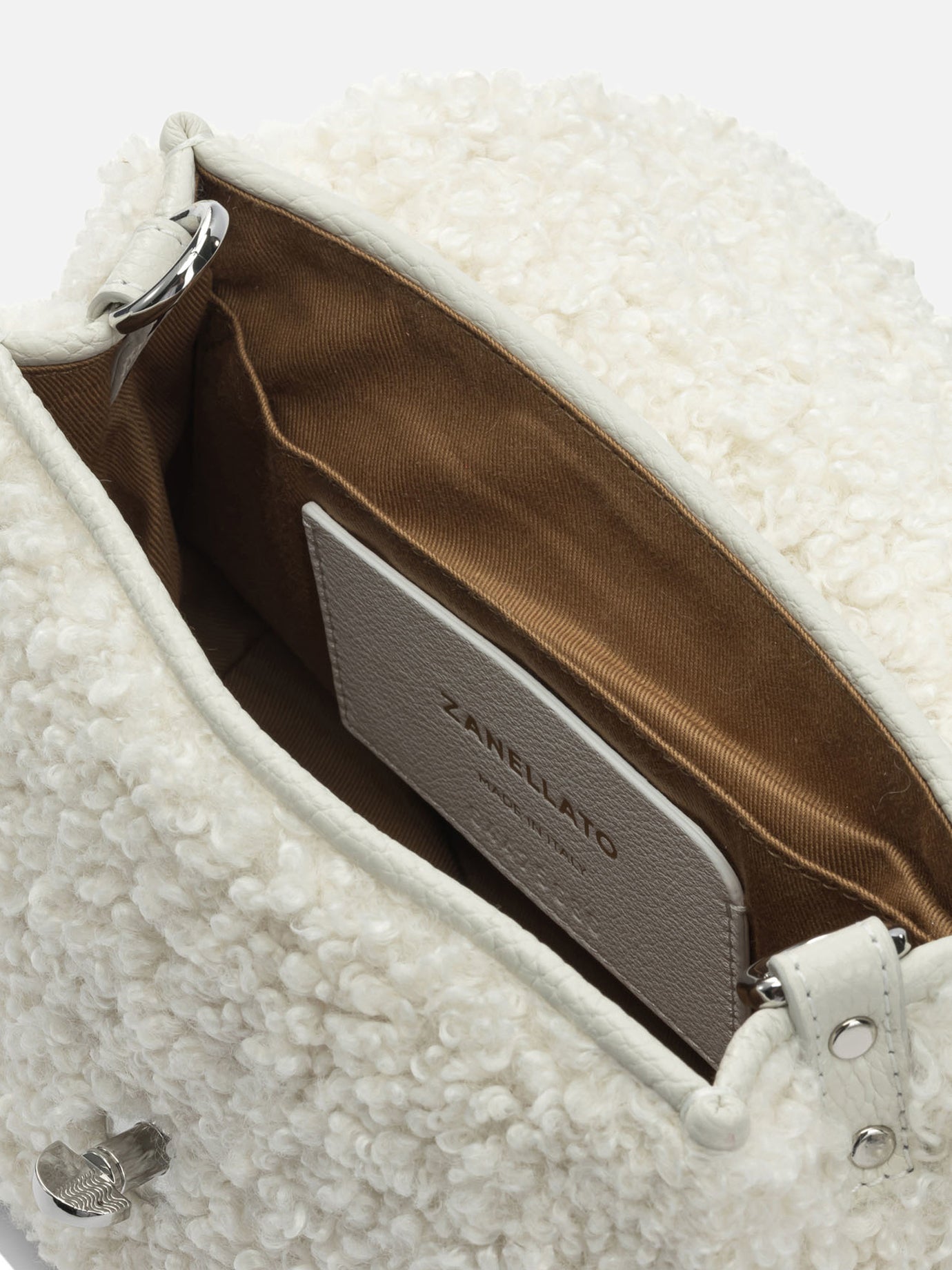 Borse piccole 100% fabric - 100% leather  Bianco - Zanellato Donna | PDP | VIETTI Online Store | thumbnail_5
