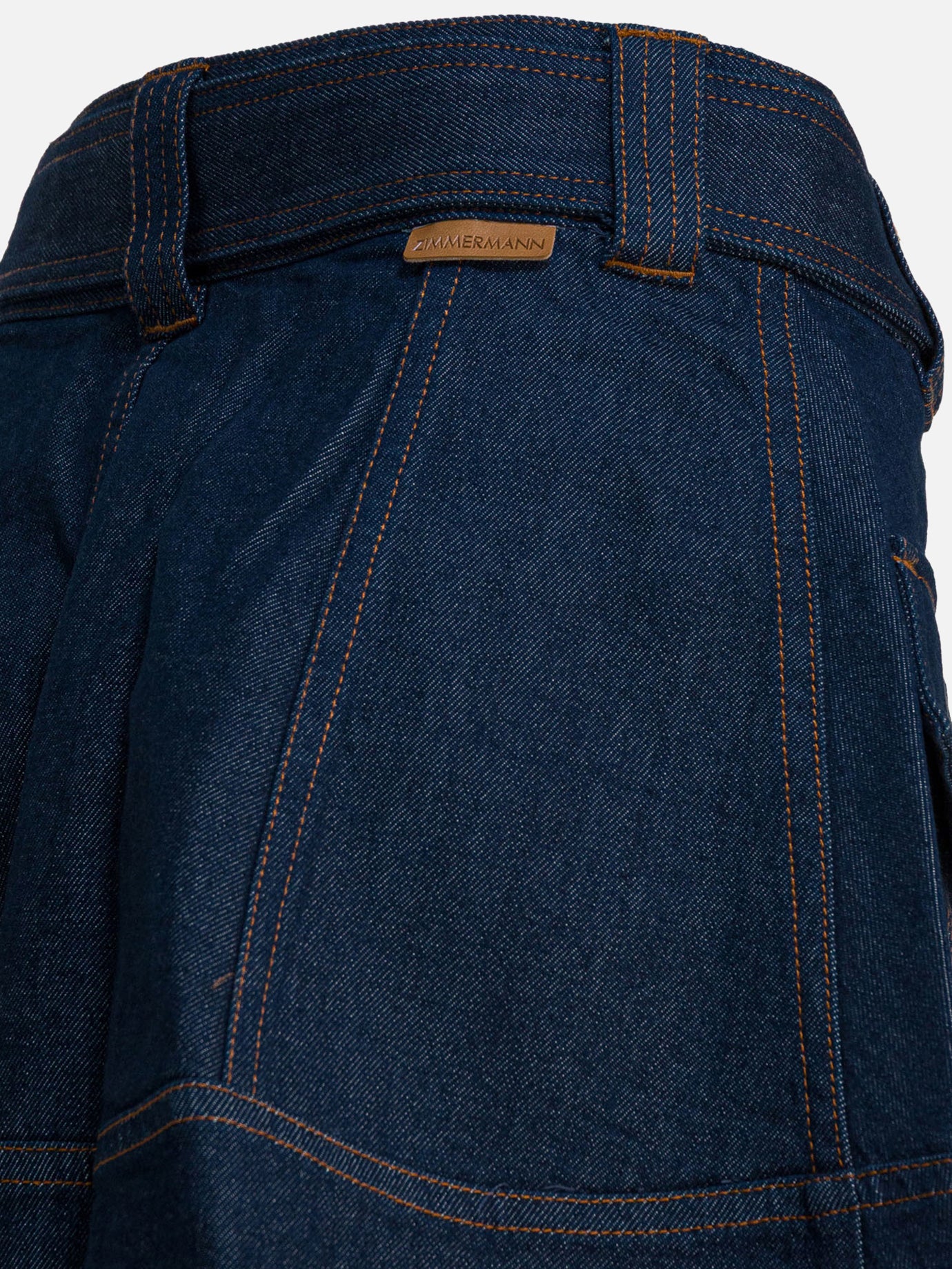 Miniskirts Denim  Blue - Zimmermann Women | PDP | VIETTI Online Store | Zoom-Modal_4
