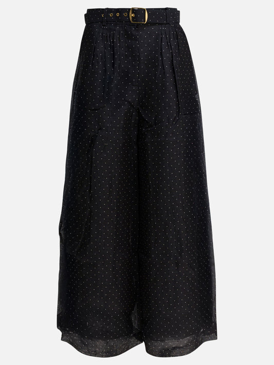 Pantaloni casual Polka dots  Nero - Zimmermann Donna | VIETTI Online Store 
