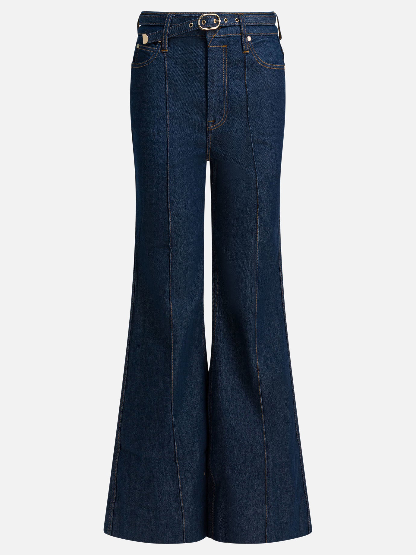 Wide-leg jeans Denim  Blue - Zimmermann Women | PDP | VIETTI Online Store | thumbnail
